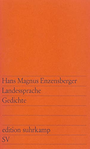 Landessprache: Gedichte (edition suhrkamp 304) von Suhrkamp Verlag